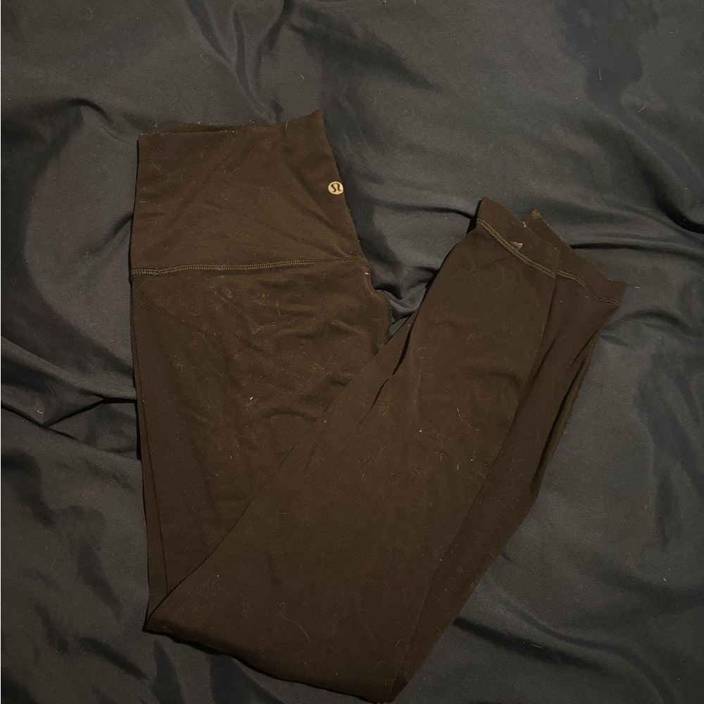 lululemon athletica Black Leggings 25” inseam- size 8